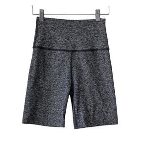 Beyond Yoga Spacedye Gray High Waisted Biker Short size S